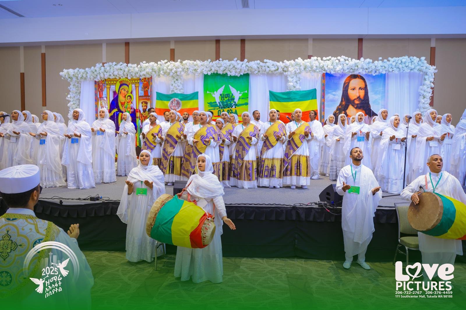 Choir Members in Traditional Attire